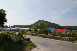 Obstoječi most in cesta